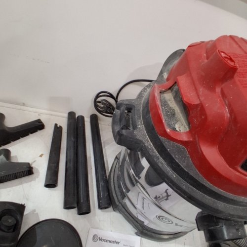 VACMASTER RED EDITION STAINLESS STEEL WET DRY SHOP VACUUM - 18L - 4HP - RED/SILVER (MODEL: VOC508S 1101) image 4