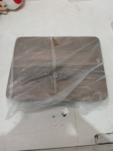 HEARTH AND HAND WITH MAGNOLIA FOOTED WOOD SERVING TRIVET - 10" X 13" - DARK BROWN image 2