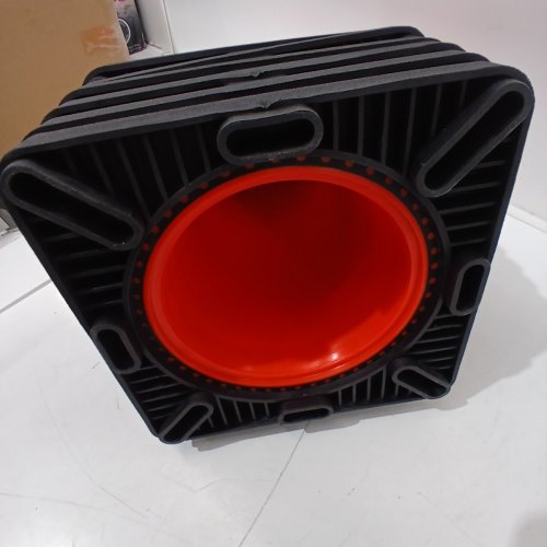 6PK SAFETY CONES PVC TRAFFIC CONE WITH REFLECTIVE COLLAR AND BLACK WEIGHTED BASE - 18" - ORANGE/BLACK image 4