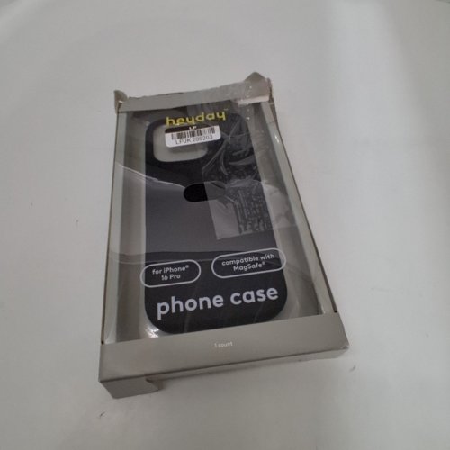 HEYDAY MAGSAFE SILICONE CASE FOR IPHONE 16 PRO - BLACK image 3