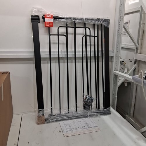 SAFETY 1ST CONTEMPORARY TALL & WIDE GATE WITH SECURETECH - 29"- 47" X 36" - BLACK (MODEL: GA176CBLKF2) image 2
