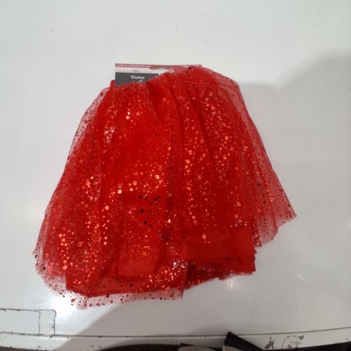 GIRL'S WAY TO CELEBRATE! SEQUIN TUTU - SMALL/MEDIUM - RED image 2