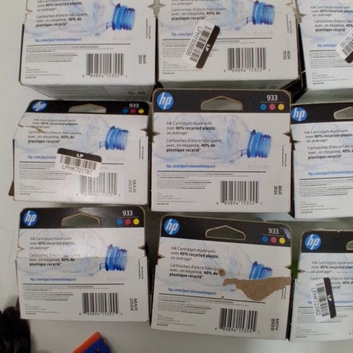 9 *EXPIRED* HP 933 INK CARTRIDGES FOR SELECT OFFICEJET PRINTERS - CYAN, YELLOW, MAGENTA (MODEL: N9H56FN) image 2