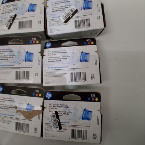9 *EXPIRED* HP 933 INK CARTRIDGES FOR SELECT OFFICEJET PRINTERS - CYAN, YELLOW, MAGENTA (MODEL: N9H56FN) image 3