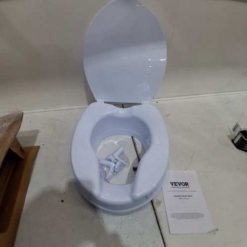 RAISED TOILET SEAT RISER - 4" RAISED - WHITE - (MODEL: FBL760600) image 3