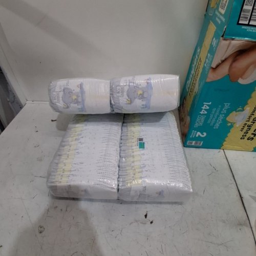 144PK PAMPERS SWADDLERS DISPOSABLE BABY DIAPERS - SIZE 2 (10-22LBS) image 3