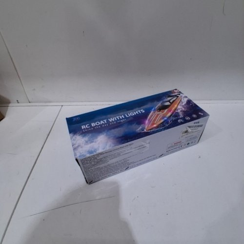 JOI MEW REMOTE CONTROL BOAT WITH LIGHTS - BLUE (MODEL: A3504-2-BLUE) image 4