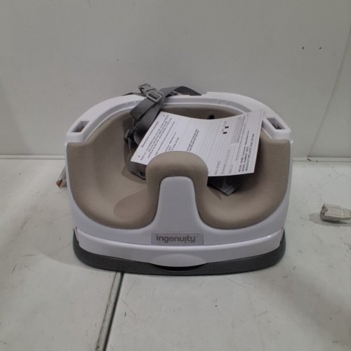 INGENUITY BABY BASE 2-IN-1 SEAT BOOSTER FEEDING SEAT - CASHMERE/WHITE (MODEL: 10678) image 2