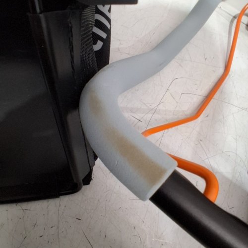 LITHELI CORDLESS LIGHT WEIGHT LAWN MOWER U20 HANDY - 20V - 13" - WHITE/GREY/ORANGE (MODEL: EGT010172) image 5