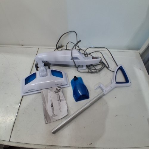 BISSELL POWERFRESH STEAM MOP FOR NEUTRALIZING 99.9% OF GERMS AND ODORS - WHITE/BLUE - (MODEL:18341101E / 1940-1) image 3