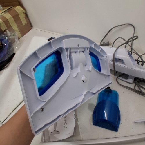 BISSELL POWERFRESH STEAM MOP FOR NEUTRALIZING 99.9% OF GERMS AND ODORS - WHITE/BLUE - (MODEL:18341101E / 1940-1) image 5