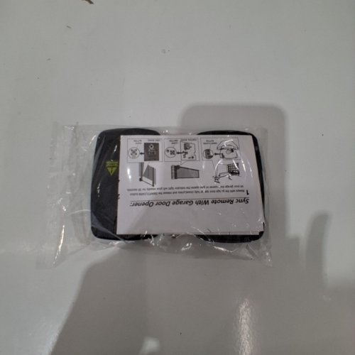 2PK ASONPAO UNIVERSAL GARAGE DOOR REMOTE - BLACK (MODEL: KLIK3U-BK) image 3