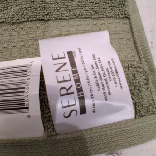 4PK ASSORTED SERENE HOME WASHCLOTHS - 13" X 13" - 16" X 30" - ASSORTED COLORS (ITEM: 3412222) image 3