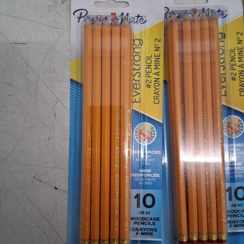 12 (10PK) PAPER MATE #2 HB WOODCASE PENCILS - ORANGE image 3