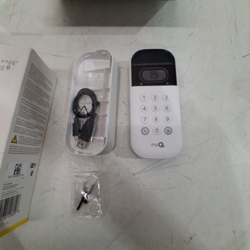 MY Q SMART GARAGE VIDEO WIFI KEYPAD - WHITE (MODEL:VKP1-MYQMC) image 2