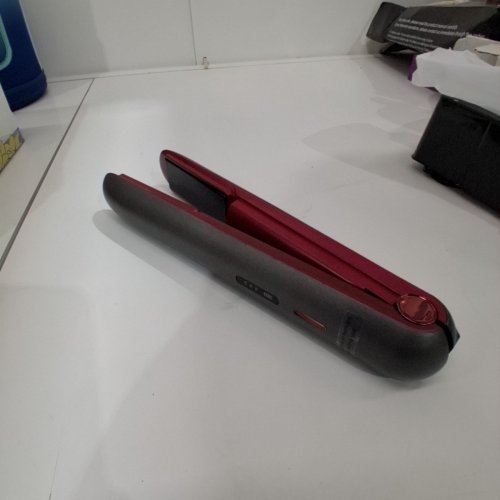MINI PORTABLE CORDLESS TRAVEL HAIR STRAIGHTENER - GREY/PINK (MODEL: H202) image 4