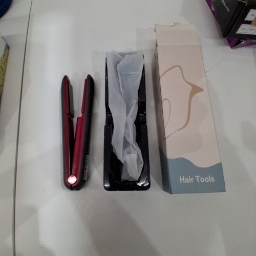 MINI PORTABLE CORDLESS TRAVEL HAIR STRAIGHTENER - GREY/PINK (MODEL: H202) image 6