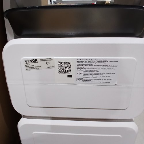 VEVOR 3 TIERS LAB CARTS, LAB UTILITY CART WITH 2 DRAWERS & 1 TOP TRAY - WHITE (MODEL: FY-TT2C) image 3