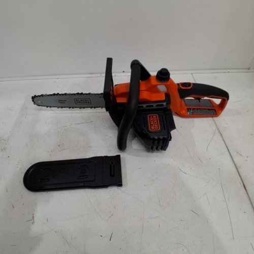 BLACK & DECKER LCS1020B 20V MAX CORDLESS LITHIUM-ION CHAINSAW - 10" BAR AND CHAIN - *TOOL ONLY* - BLACK/ORANGE (MODEL: LCS1020) image 2