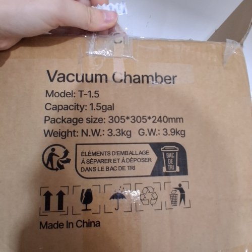 VEVOR VACUUM CHAMBER - 1.5 GAL CAPACITY (MODEL: T-1.5) image 2