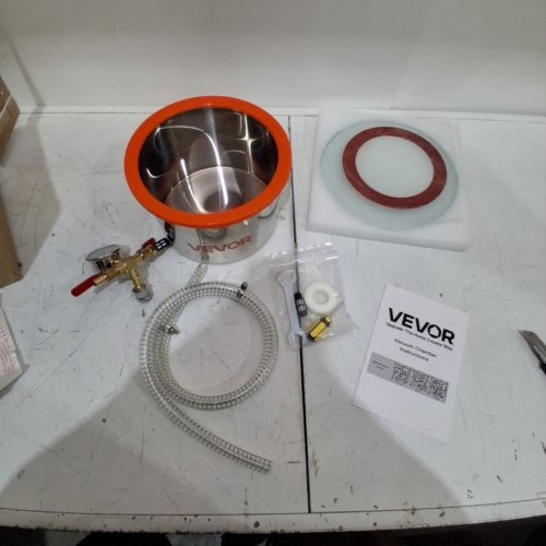 VEVOR VACUUM CHAMBER - 1.5 GAL CAPACITY (MODEL: T-1.5) image 3