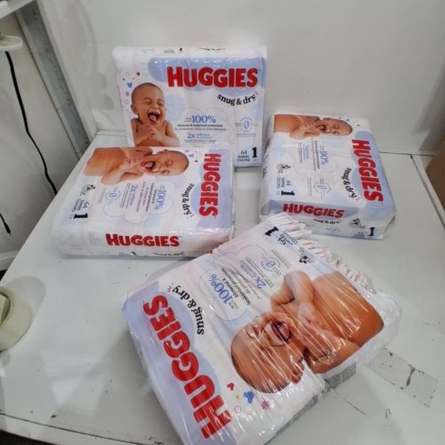250PK HUGGIES SNUG AND DRY DIAPERS WITH TRIPLE LAYER PROTECTION - SIZE 1 image 2