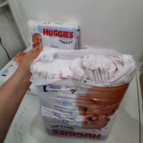 250PK HUGGIES SNUG AND DRY DIAPERS WITH TRIPLE LAYER PROTECTION - SIZE 1 image 3