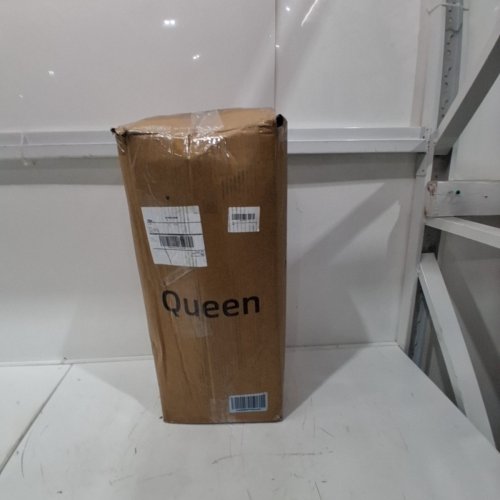 MEMORY FOAM MATTRESS TOPPER - 2" QUEEN - BLUE/WHITE image 5