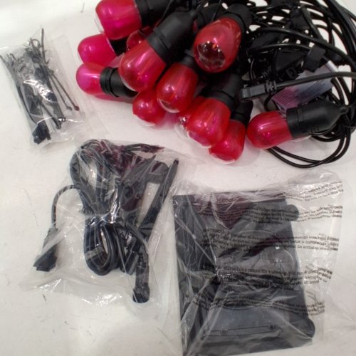 ARTIKA 20 SOLAR POWERED LED BULB STRING LIGHTS - 42FT - MATTE BLACK (MODEL: 1806281) image 3