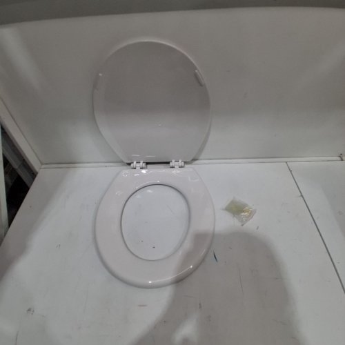 CENTOCO ROUND CENTOCORE MOLDED HEAVY DUTY TOILET SEAT - 17" - WHITE (MODEL: DS700-001) image 2
