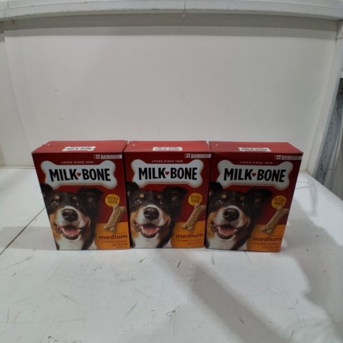 3PK MILK-BONE MINERAL FORTIFIED MEDIUM DOG BISCUITS - 2LBS - BEEF image 2