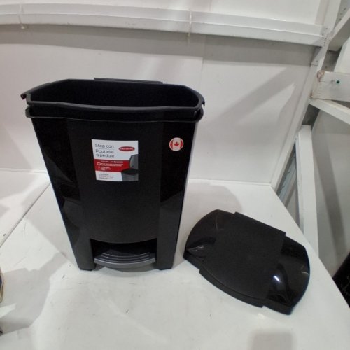 MISTRAL STEP-ON GARBAGE CAN - 5 GAL - BLACK image 2