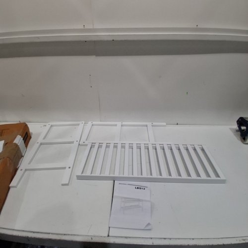SONGMICS 3-TIER SHOE BENCH - WHITE (MODEL: LBS13) image 3