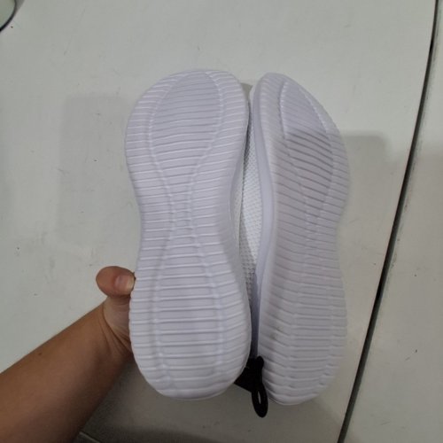 WOMEN'S ATHLETIC WORKS KNIT SLIP-ON SNEAKERS - 9 - WHITE (STYLE: 26HERCY23) image 4