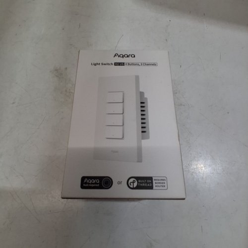 AQARA H2 SMART LIGHT 2-IN-1 NEUTRAL, 4 BUTTONS, 3 CHANNELS SWITCH FOR SMART HOME, THREAD/ZIGBEE PROTOCOL, SUPPORTS APPLE HOME, ALEXA - WHITE (MODEL: H2 US) image 2