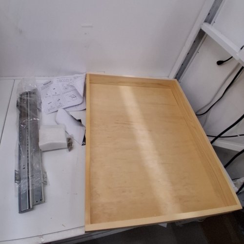 MULUSH PULL OUT CABINET DRAWER WITH SOFT CLOSE - 21.25" X 29" - NATURAL (MODEL: MU-BS-29) image 2