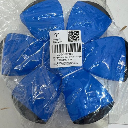 TUBELUCK DUAL-MODE LIGHT UP MAGIC BOUNCING BALL FOR INDOOR OR OUTDOOR USE - BLUE image 2