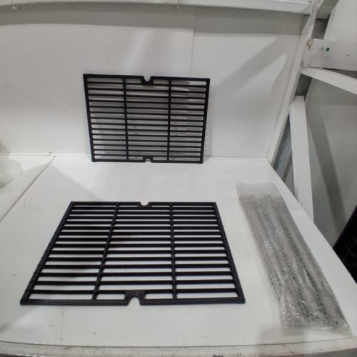 BARBECUE REPLACEMENT PART SET OF IRONG COOKING GRATES AND BURNER TUBES - FOR SELECT MASTER CHEF GRILLS image 2