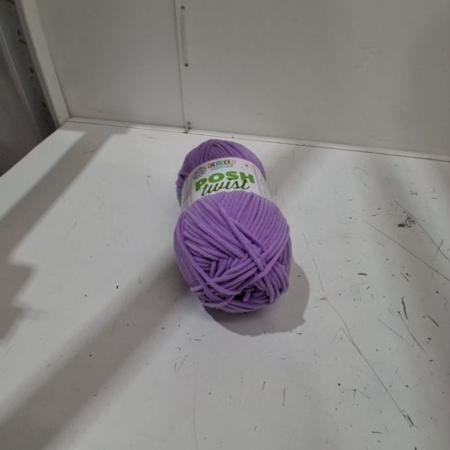 LIONBRAND COVER STORY POSH TWIST YARN - 200G - UBE MILK TEA image 3