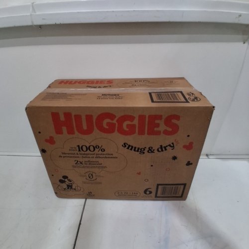 144PK HUGGIES SNUG AND DRY BABY DIAPERS - SIZE 6 - MICKEY MOUSE image 2