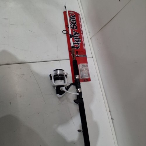9PC UGLY STIK COMPLETE SALTWATER FISHING ROD KIT - 7FT - WHITE (MODEL: 1501808) image 3