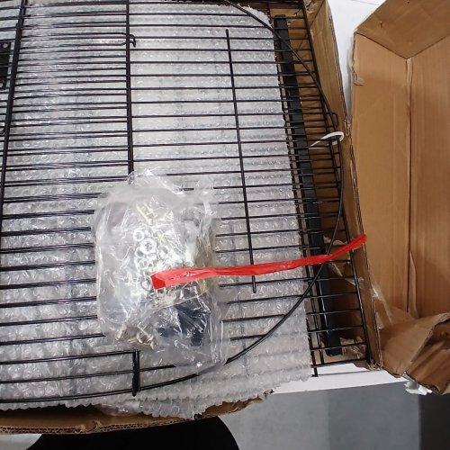 YAHEETECH OPEN TOP BIRD CAGE WITH WHEELS -59"X23" - BLACK - (MODEL : 591913) image 3