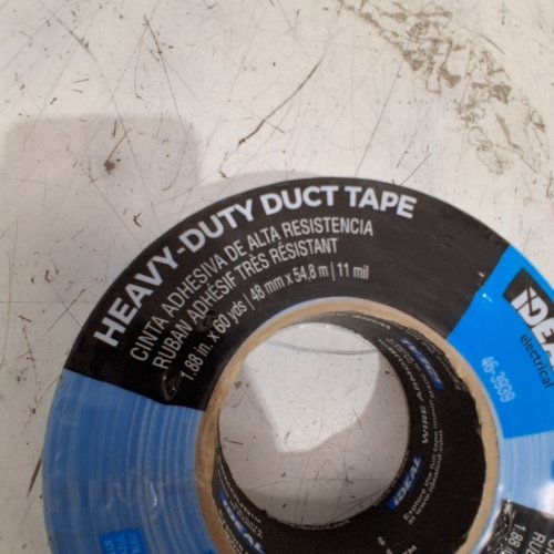 IDEAL ELECTRICAL HEAVY-DUTY DUCT TAPE - 1.88" X 60 YARD - BLUE (MODEL : 46-3939) image 4