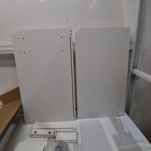 VASAGLE SLIM BATHROOM STORAGE ORGANIZER - WHITE (MODEL : UBBC847P31) image 3