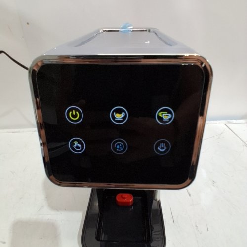 AMZCHEF COMPACT ESPRESSO COFFEE MACHINE WITH LED TOUCH SCREEN, 20 BAR PRESSURE SYSTEM & 41OZ WATER TANK - 1350W - 12.2" X 4.72" X 11.81" - STAINLESS STEEL (MODEL: AZ-EM1501) image 2