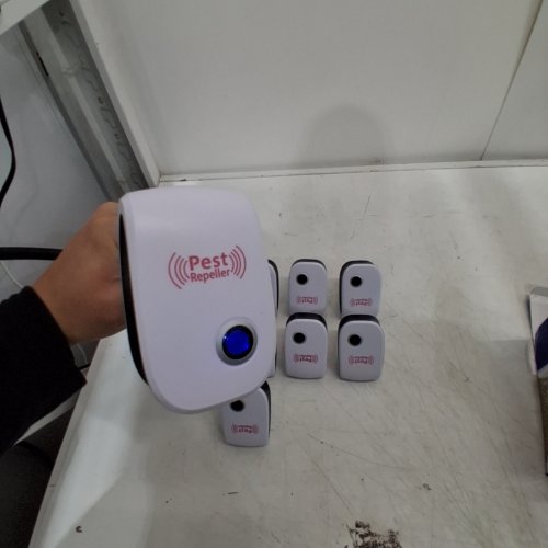 10PK PLUG IN ULTRASONIC PEST REPELLERS - WHITE image 2