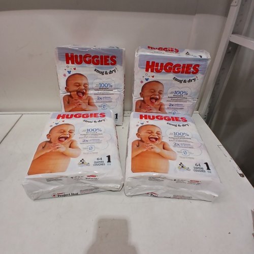 256PK HUGGIES SNUG AND DRY DIAPERS WITH TRIPLE LAYER PROTECTION, SIZE 1 image 2