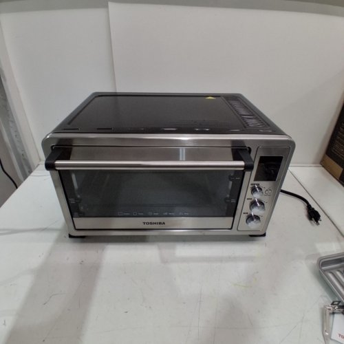 TOSHIBA MULTI-FUNCTION DIGITAL CONVECTION TOASTER OVEN - STAINLESS STEEL (MODEL: AC25CEW-SSC) image 3