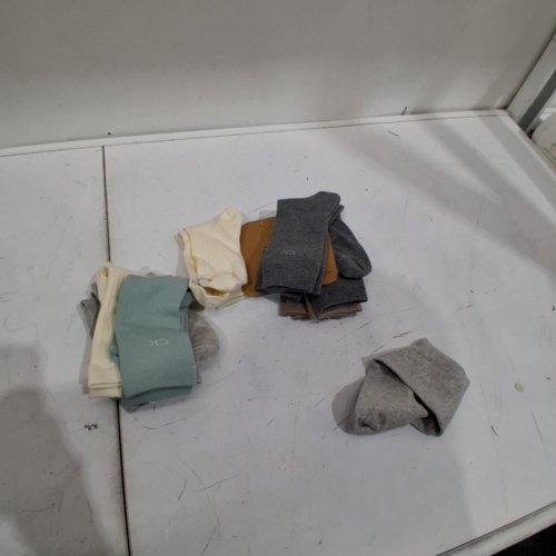 9PR WOMENS CALVIN KLEIN DRESS CREW SOCKS - 4-10 - ASSORTED COLOURS (STYLE: 1579942) image 2