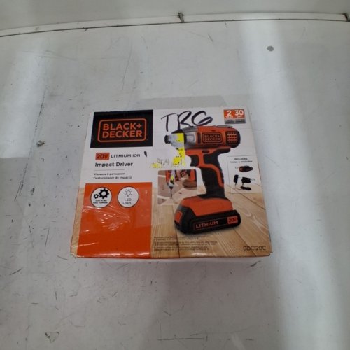 BLACK+DECKER POWERCONNECT CORDLESS IMPACT DRIVER *TOOL ONLY* - 1/4" - 20V MAX - ORANGE/ BLACK (MODEL: BDCI20C) image 4